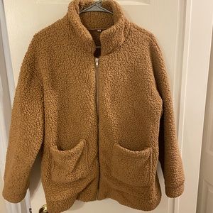 Tan Teddy Coat/Jacket